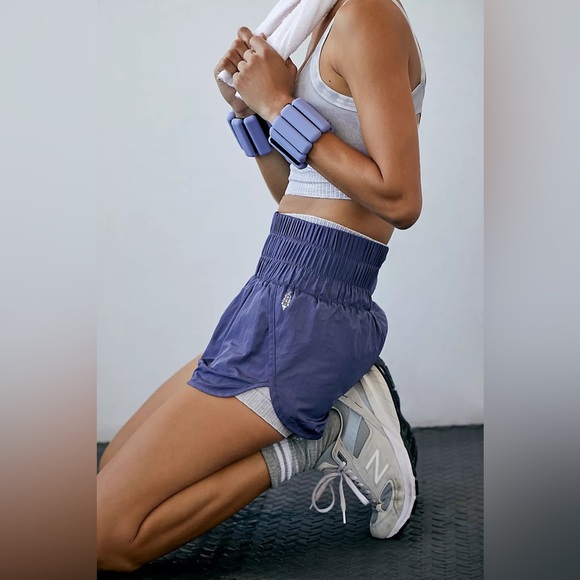 New🌟Free People Movement - The Way Home Shorts-Deep Sea - Picture 1 of 8